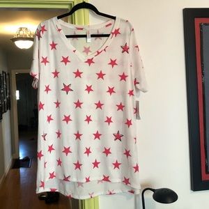 LuLaRoe 2xl Christy v-neck teeshirt